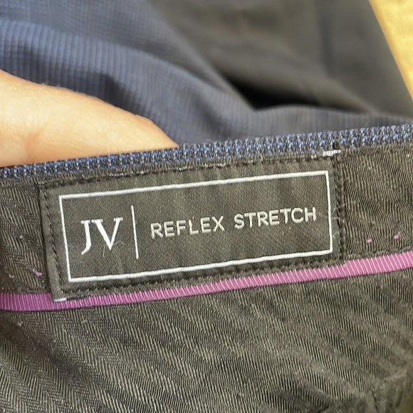 Jack Victor JV Reflex Stretch Dress Pants in Navy - Picture 5 of 5
